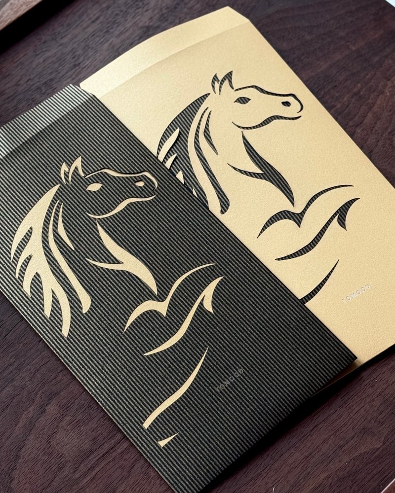 马步青云_ 创意红包袋 马年红包袋 -2入/组 - 红包/春联 - 纸 黄色