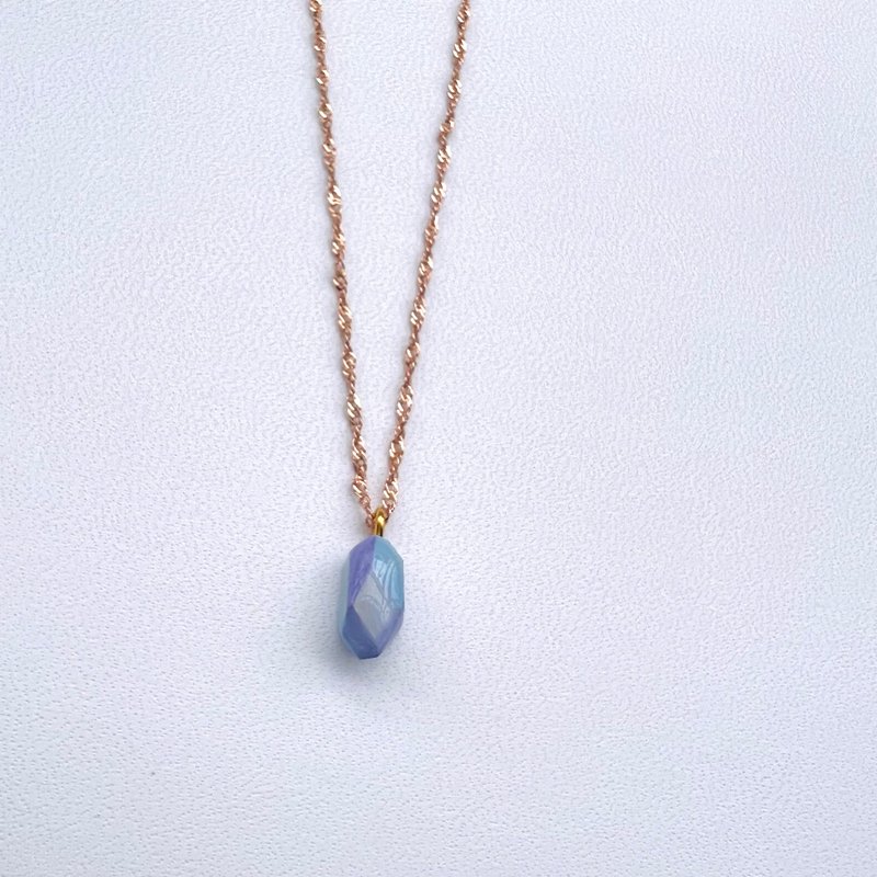 Eudora House 手作仿真水晶 瑶岗仙萤石系列 A款 手工饰品 项链 - 项链 - 树脂 