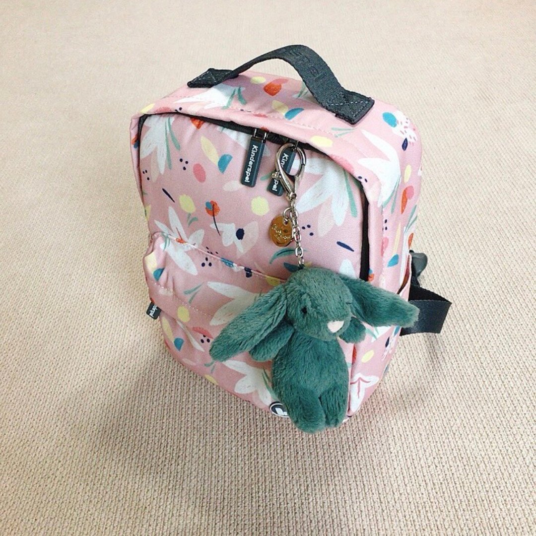 钥匙圈/吊饰 Bashful Forest Bunny 珠宝绿兔 约8厘米 - 吊饰 - 聚酯纤维 绿色