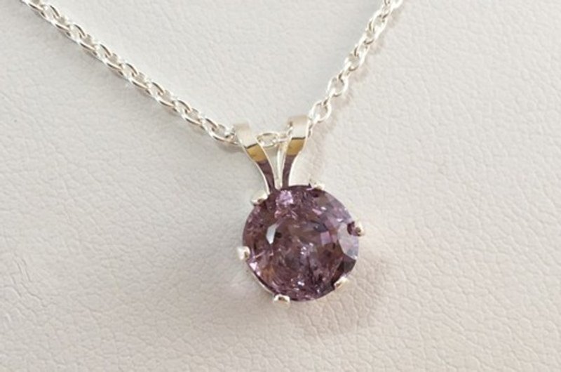Natural Purple Spinel Purple Spinel SV Pendant - 项链 - 宝石 紫色