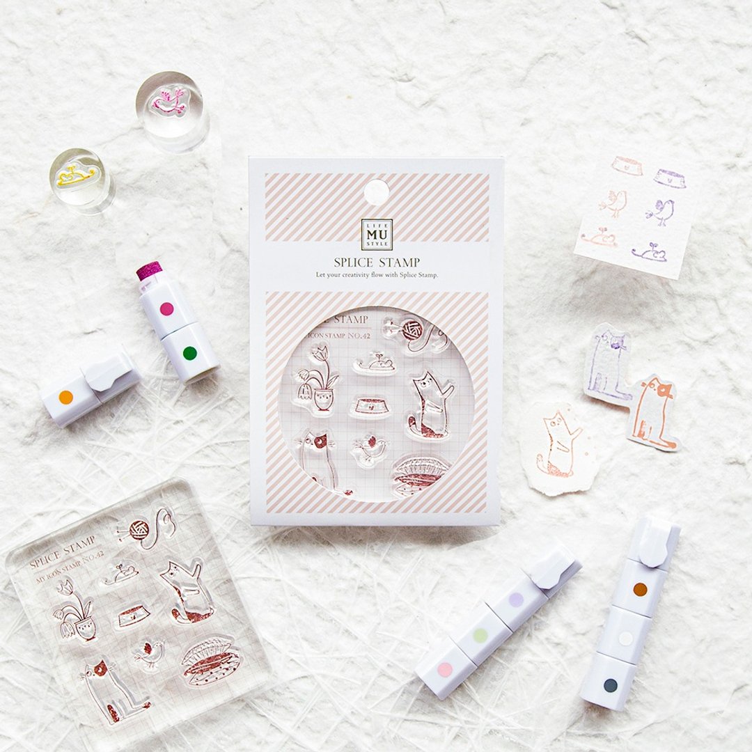 【My Icon Stamp】no.42 | 水晶印章、透明印章 - 印章/印台 - 硅胶 透明