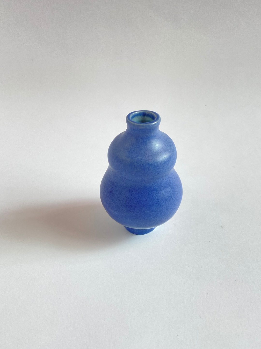 手作陶器 小蓝 花器 - 花瓶/陶器 - 陶 