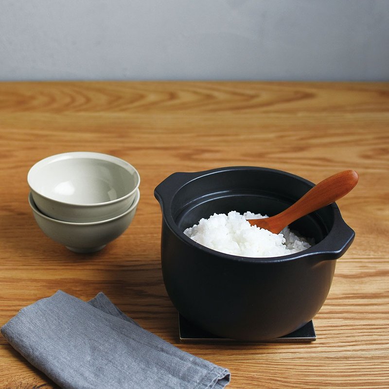 【出清下杀】日本KINTO KAKOMI炊饭锅 1.2L / 共2色 - 锅具/烤盘 - 陶 黑色