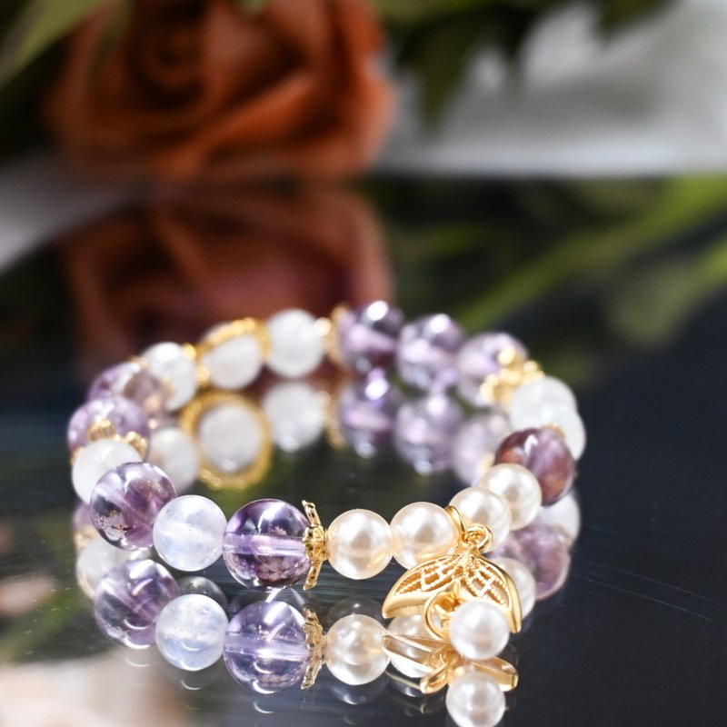 月影星痕・水晶手链 - 手链/手环 - 水晶 