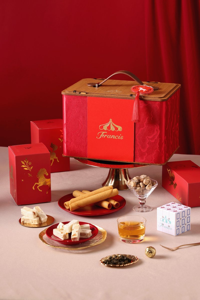 【春节限定】金曜百宝盒【Francis旋转木马】 - 零食/点心 - 新鲜食材 红色