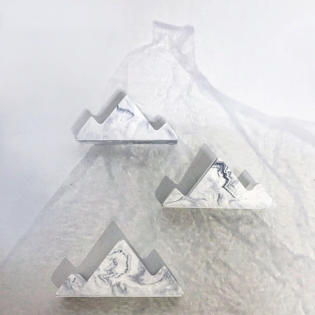 山 | 名片架 摆饰 - 摆饰 - 水泥 灰色