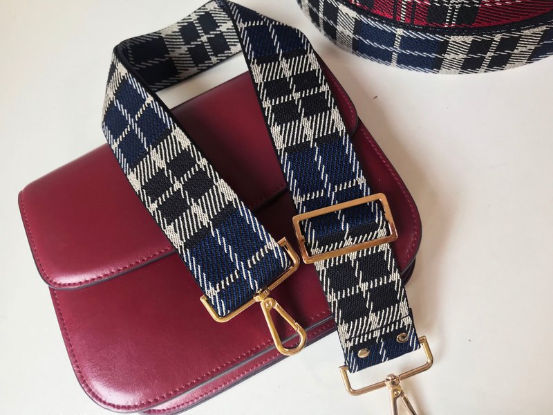 2寸手工宽版背带 棉织背带 背包背带  可以调整 可以替换 - 手提包/手提袋 - 棉．麻 蓝色