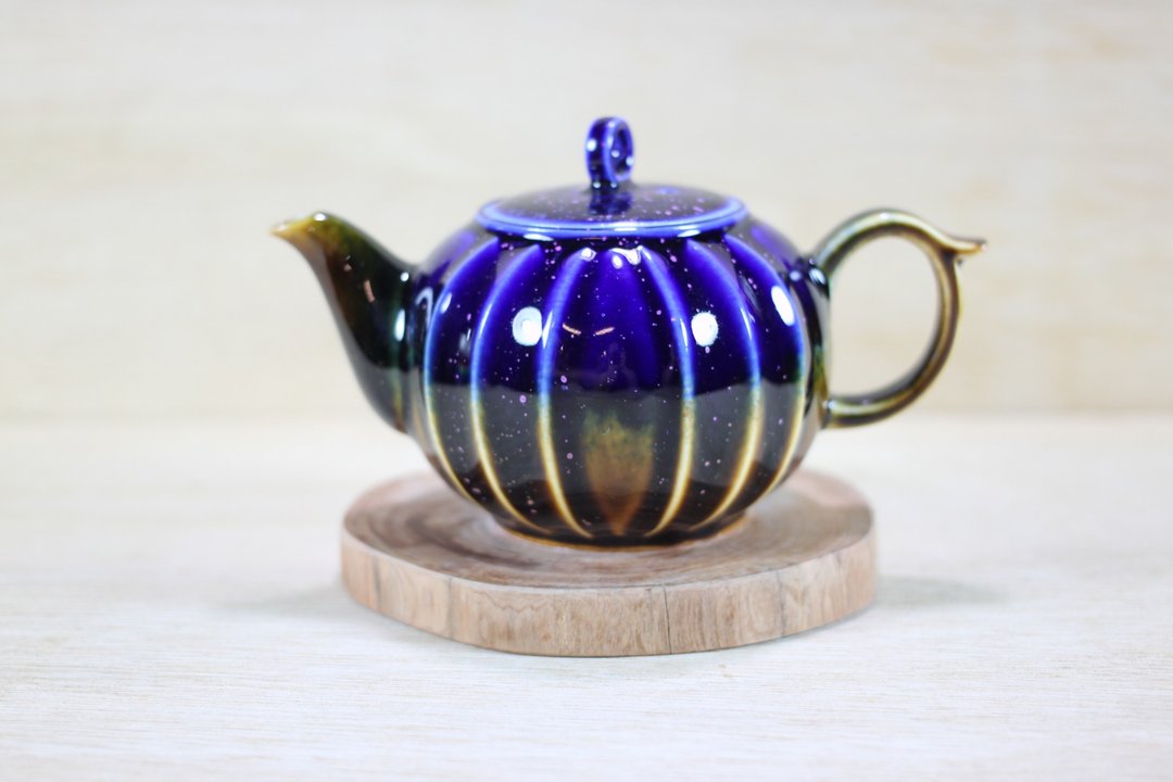 【沐春生活】晓樱 结晶釉 曲纹茶壶 陶艺名家叶敏祥作品 - 茶具/茶杯 - 陶 