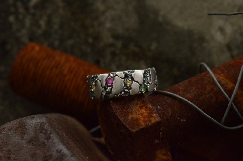 路口戒指 junction ring - 戒指 - 纯银 多色