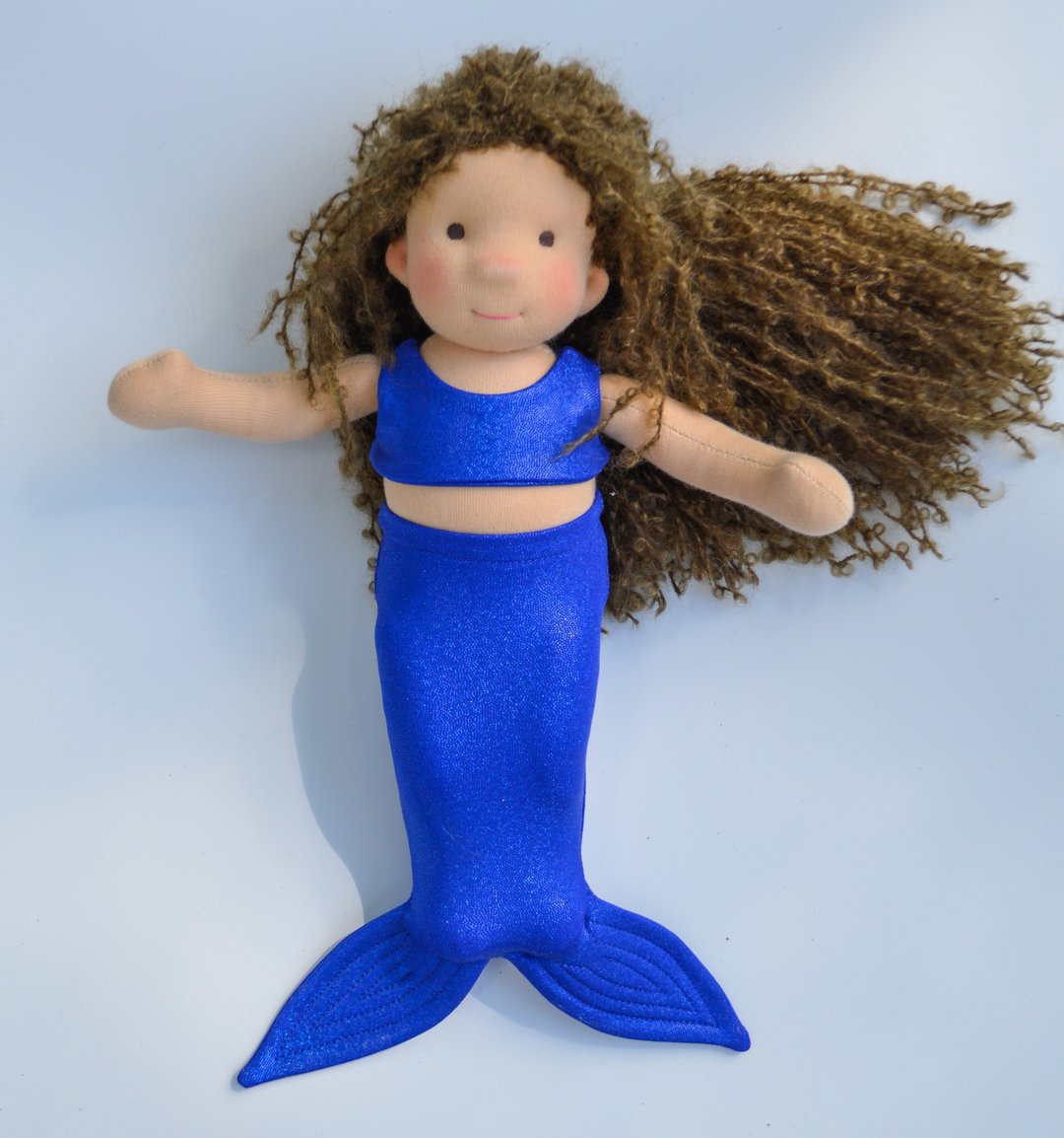 Mermaid tail for 12inches (30cm) waldorf doll - doll outfit - 玩具/玩偶 - 棉 
