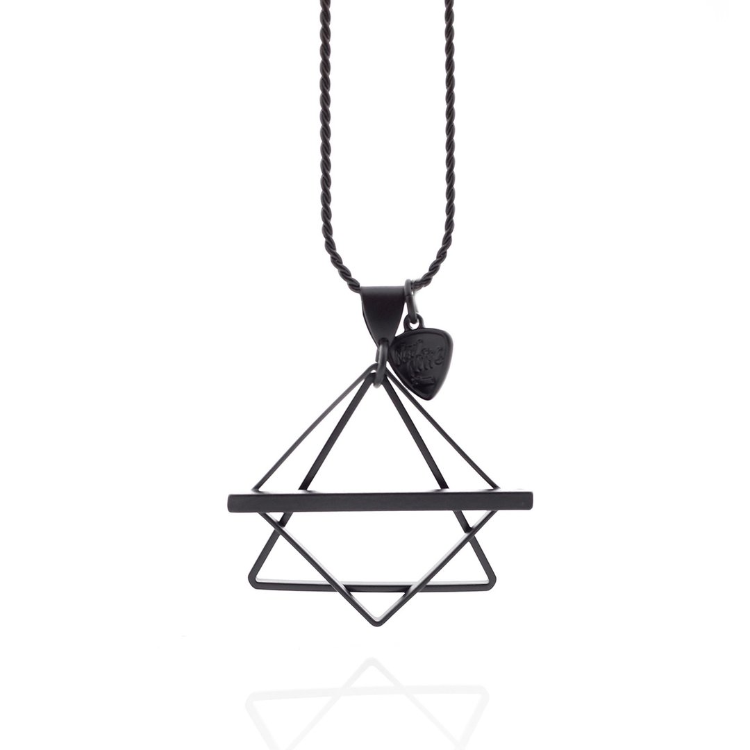 NEW NOISE音乐饰品实验所-开关项链 (雾黑款)Switch necklace - 项链 - 其他金属 黑色