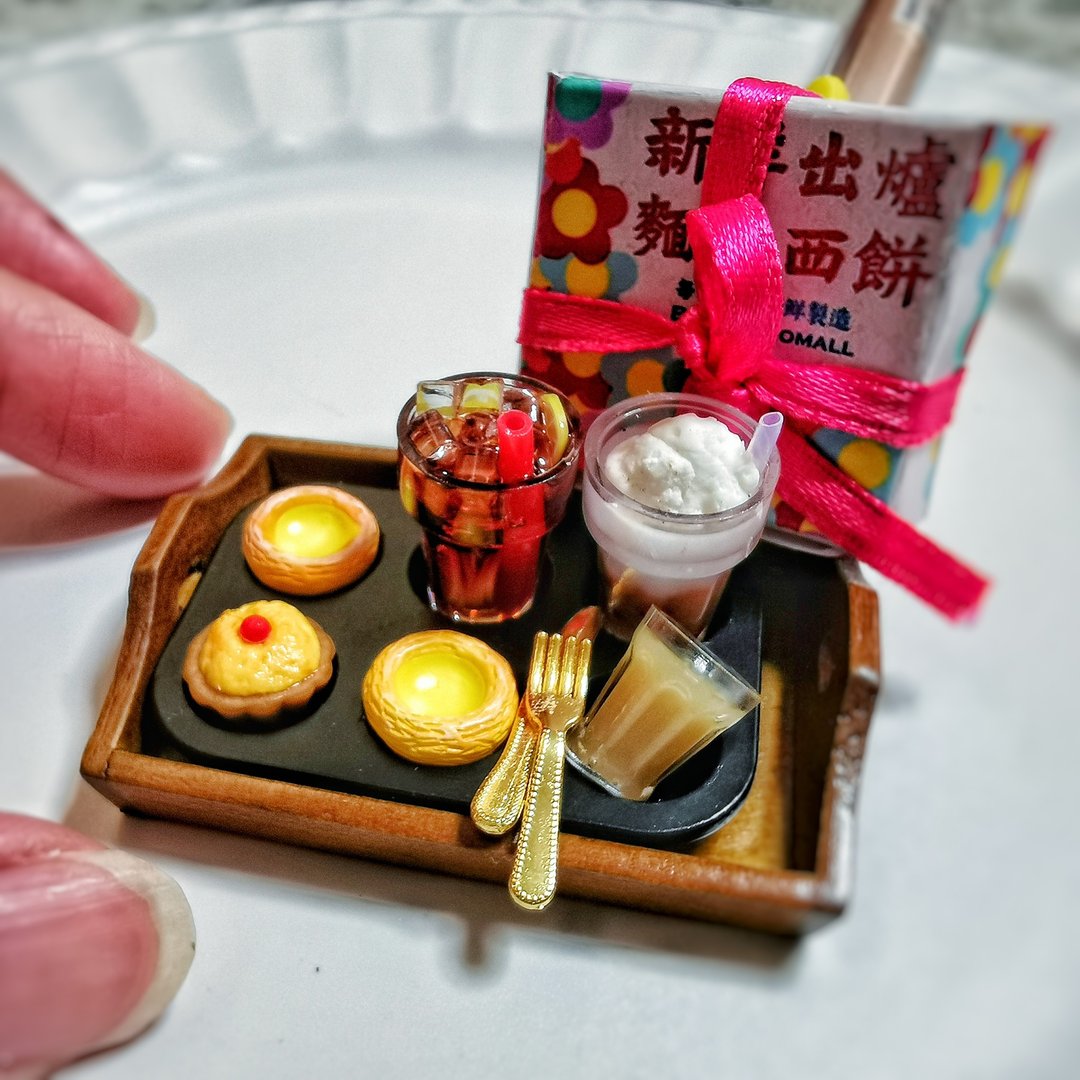【原创港式手作】仿真香港茶餐厅微缩场景盒子 - 摆饰 - 树脂 咖啡色