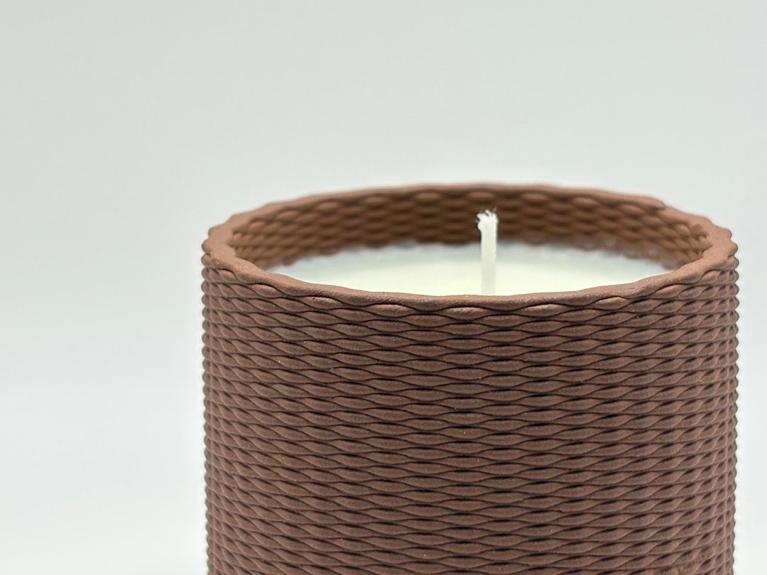 香氛蜡烛 RECER CERAMIC CANDLE - 蜡烛/烛台 - 陶 咖啡色