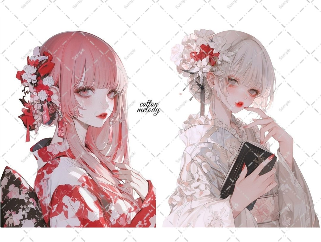 原创贴纸 no.7074 人物贴纸 原创贴纸 人物贴纸 女孩贴纸 原创人物贴纸 - 贴纸 - 纸 