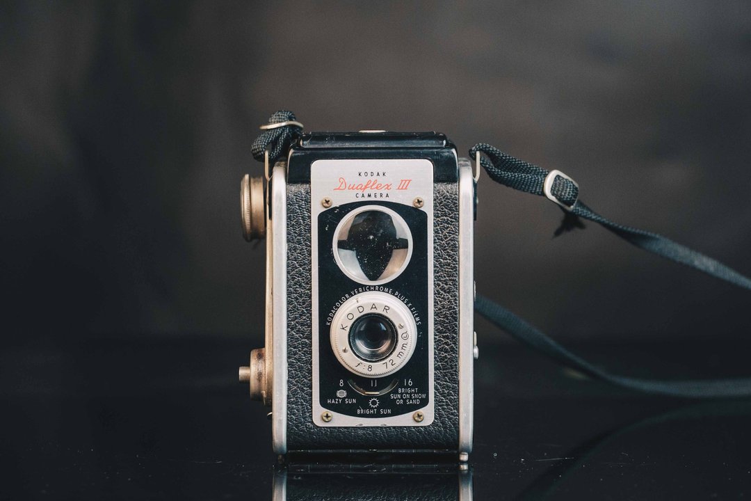 Kodak Duaflex III 72mm f8 #620底片相机 - 相机 - 其他金属 黑色