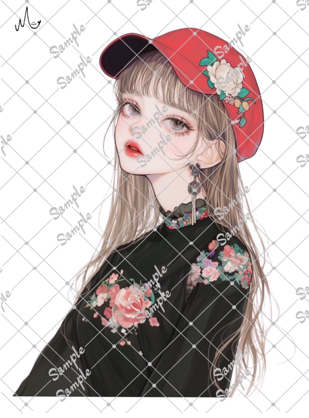 原创人物贴纸 11月新品 - 贴纸 - 纸 