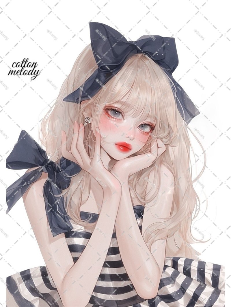 原创贴纸 no.6271 人物贴纸 原创贴纸 人物贴纸 女孩贴纸 原创人物贴纸 - 贴纸 - 纸 