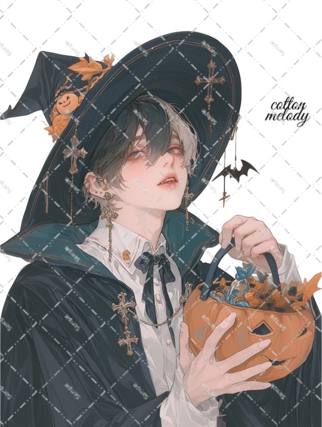 original sticker no.6741 人物贴纸 原创贴纸 人物贴纸 女孩贴纸 原创人物贴纸 - 贴纸 - 纸 