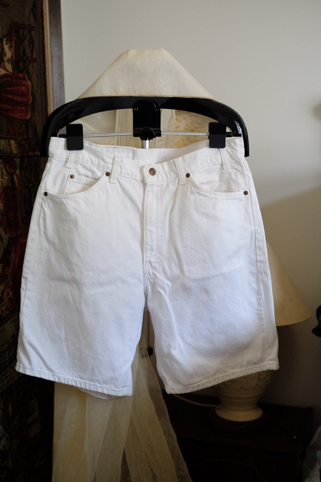 Vintage 90s Levis 550 Orange Tab Shorts - 女装短裤 - 棉 
