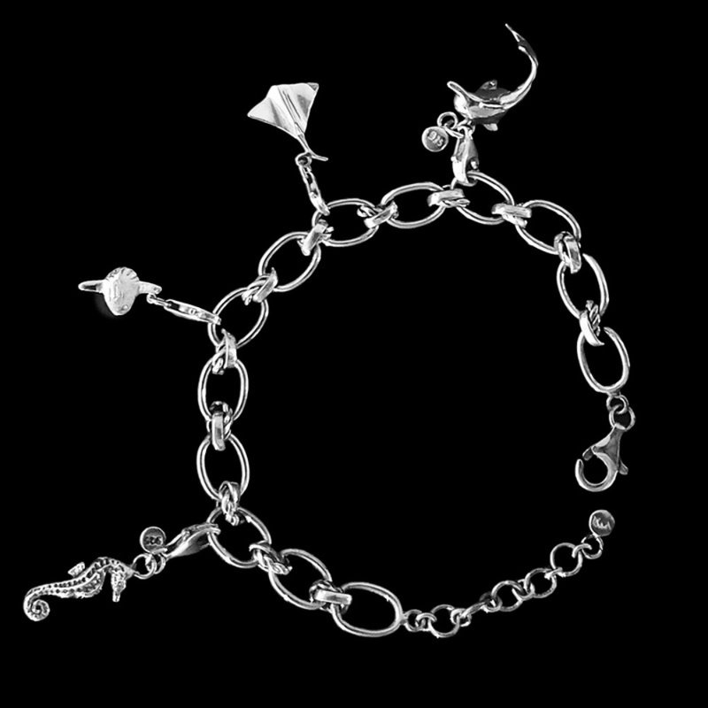 Bracelet Silver Classical Style (19cm+4cm extension) - 手链/手环 - 纯银 