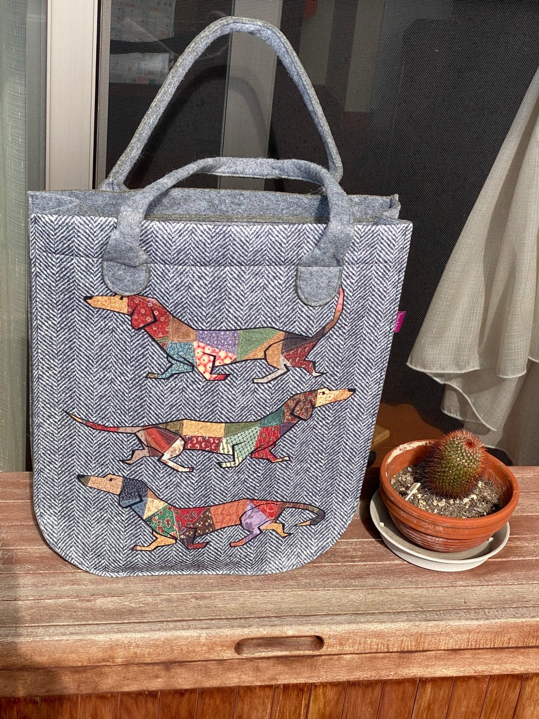 Felt bag CITY Joker - 手提包/手提袋 - 聚酯纤维 灰色