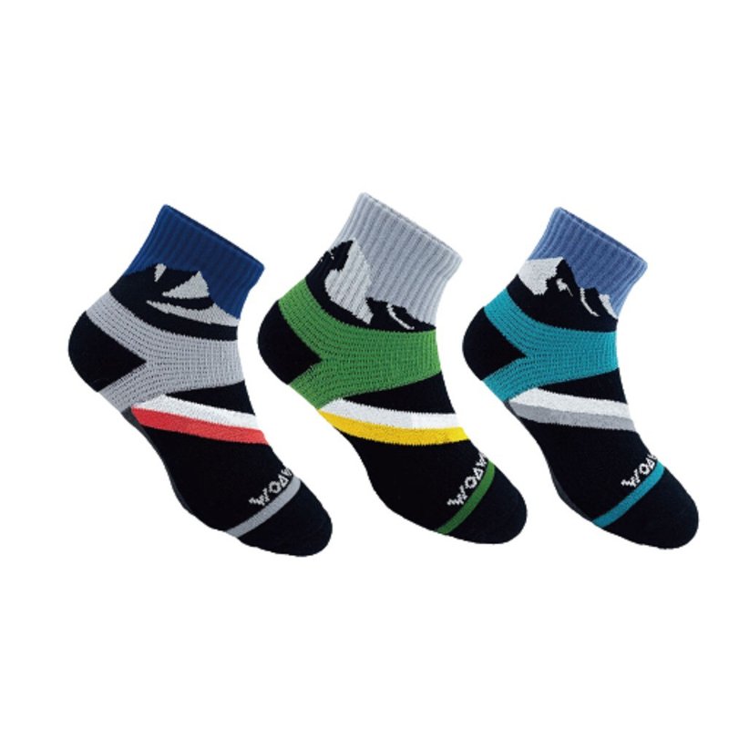 【WOAWOA】百岳系列 能量登山袜 | 中筒3入 M/L/XL - 袜子 - 竹 