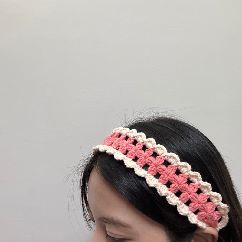 春游踏青发带 - 发带/发箍 - 其他材质 粉红色