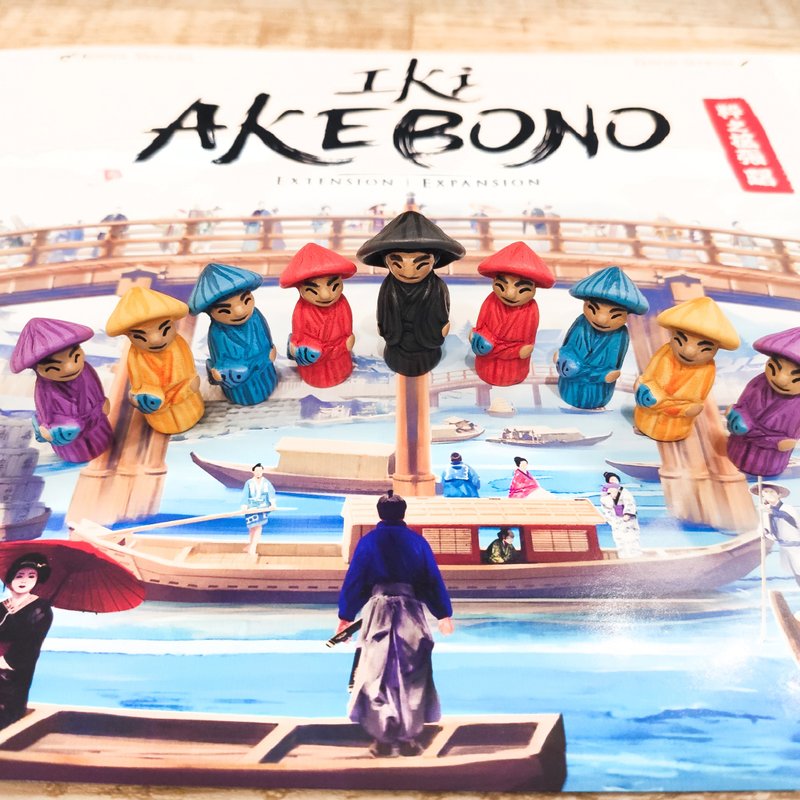 与 IKI: Akebono 棋盘游戏兼容的豪华资源代币 - 桌游/玩具 - 其他材质 