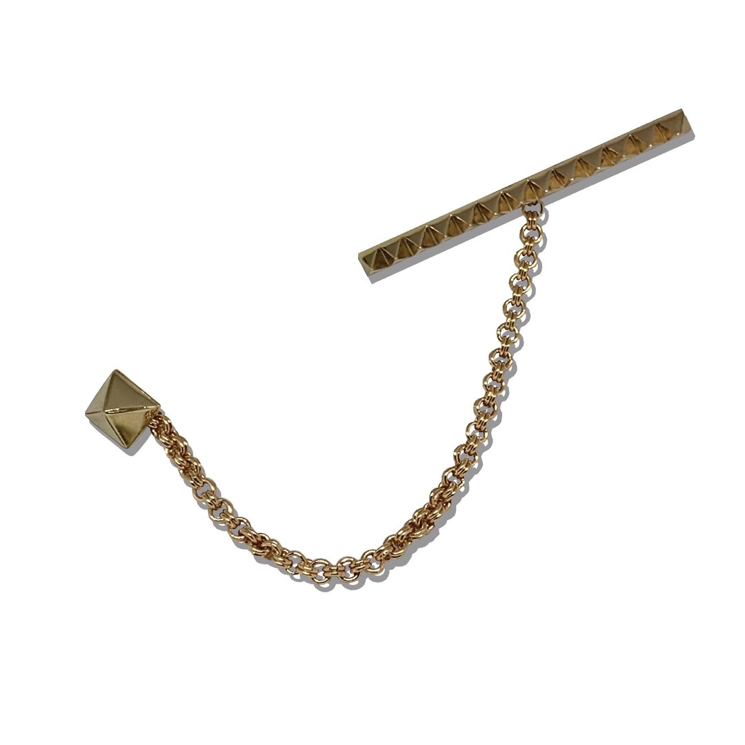 Phi-Ta-Khon : Ear cuff - 耳环/耳夹 - 其他金属 粉红色