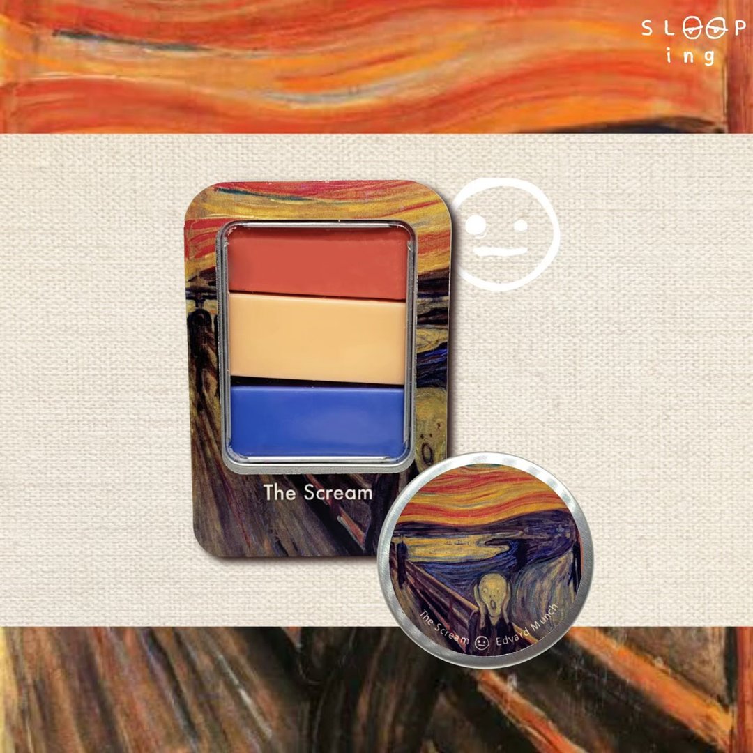 Artist Candle Collection _ The Scream (Edvard Munch) 52 g. - 蜡烛/烛台 - 其他材质 红色