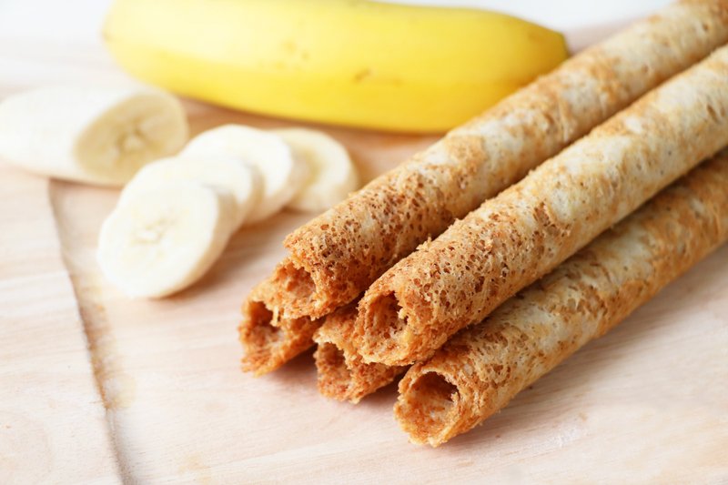 星空-幸福+蛋卷铁盒(在地小农系列-香蕉) - 蛋糕/甜点 - 新鲜食材 黄色