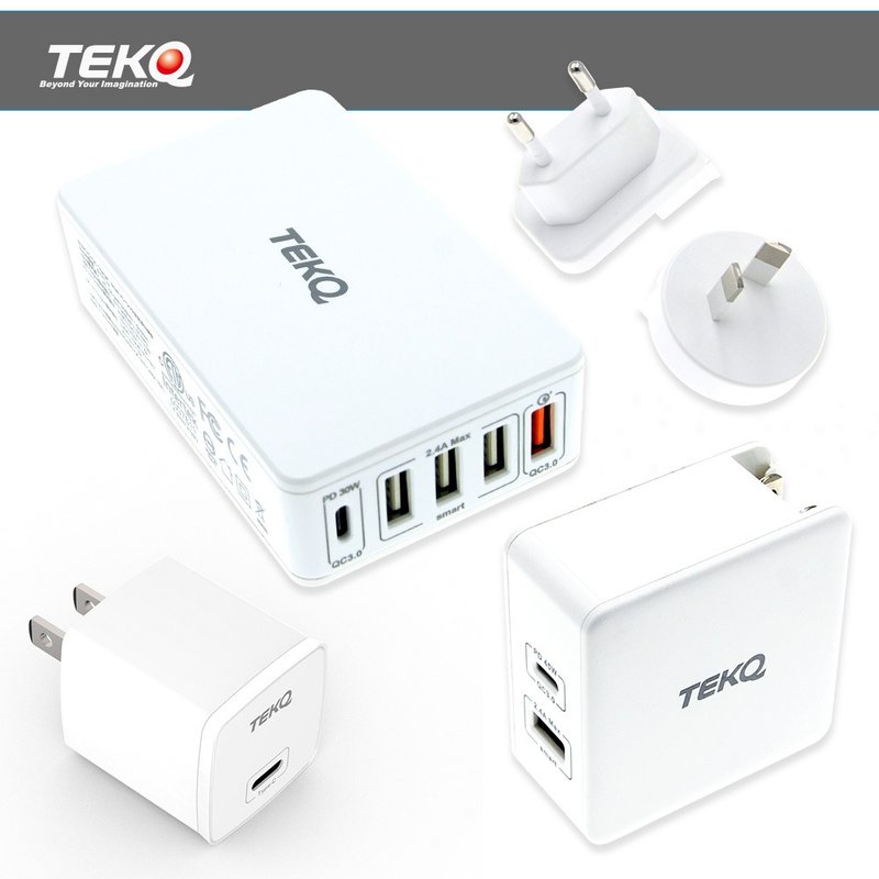 【全方位快充五件组合】五孔 二孔 一孔 满足你充电生活20W57W63W - 充电宝/传输线 - 塑料 