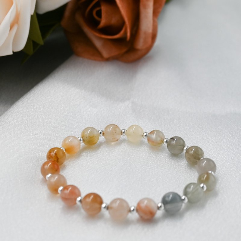 暖风绒语・彩兔毛水晶手链 - 手链/手环 - 水晶 