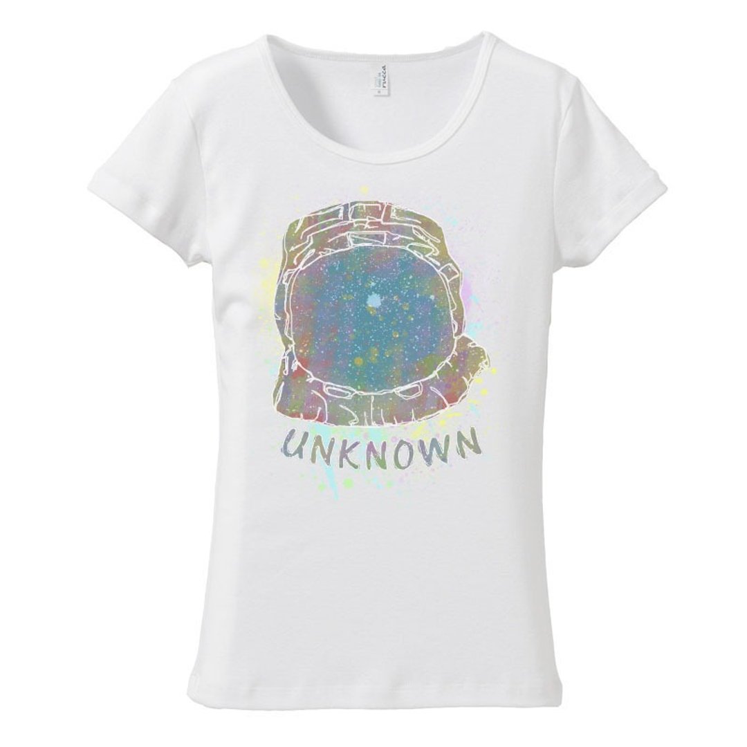 [Women's T-shirt] Unknown - 女装 T 恤 - 棉 白色