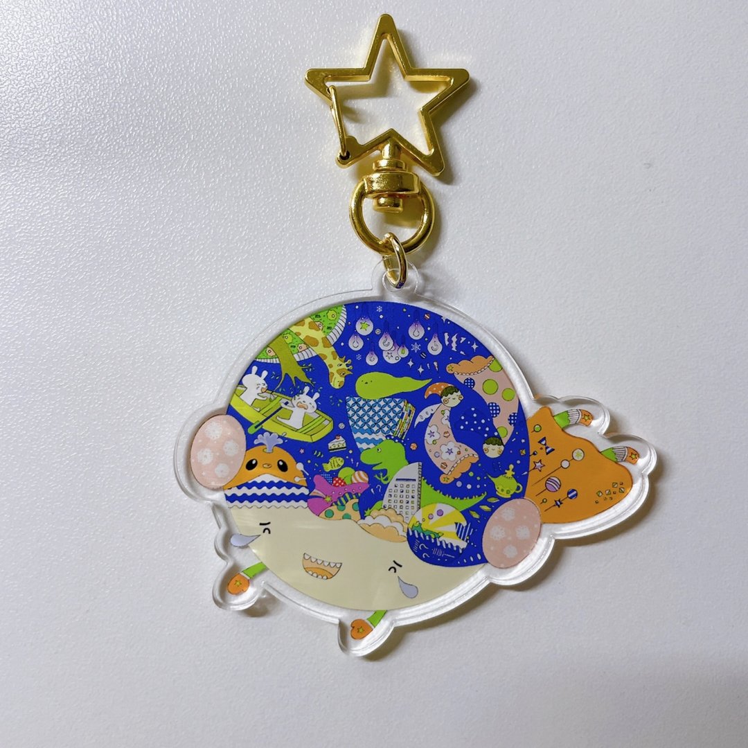 mimitofus planet 压克力钥匙圈2.0 外星人12号 - 吊饰 - 压克力 多色