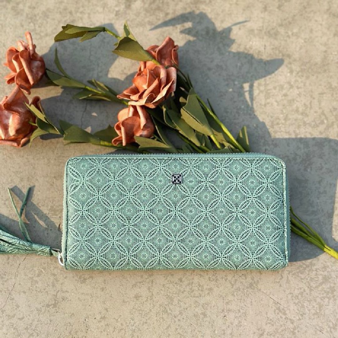 Tosca | Tassel Wallet - 复古羊皮 真皮 长钱包 钱包 流稣 - 皮夹/钱包 - 真皮 