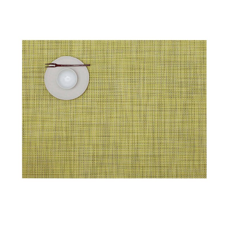 (下架)细篮网编 Mini Basketweave 餐垫/桌旗-青柠绿 LEMON - 餐垫/桌巾 - 塑料 绿色
