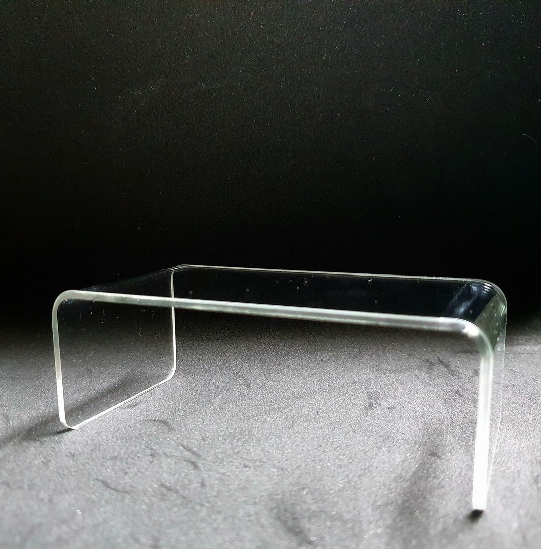 Modern Clear Coffee table (scale 1:12) Dollhouse Miniature - 摆饰 - 塑料 透明