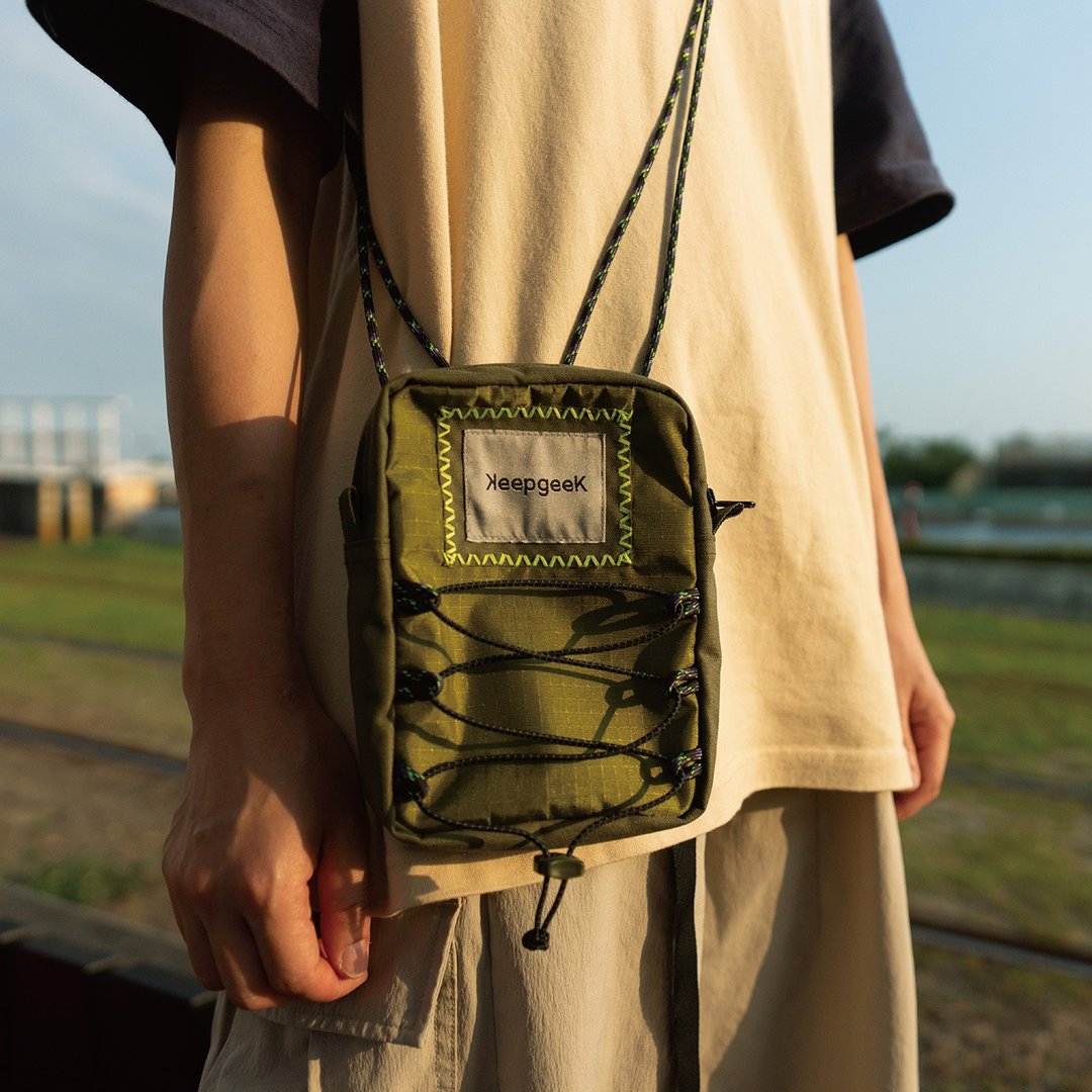 KeepgeeK怪客缝制所/ 设计师 户外斜背防水小包 Essential Pocket - 侧背包/斜挎包 - 其他人造纤维 