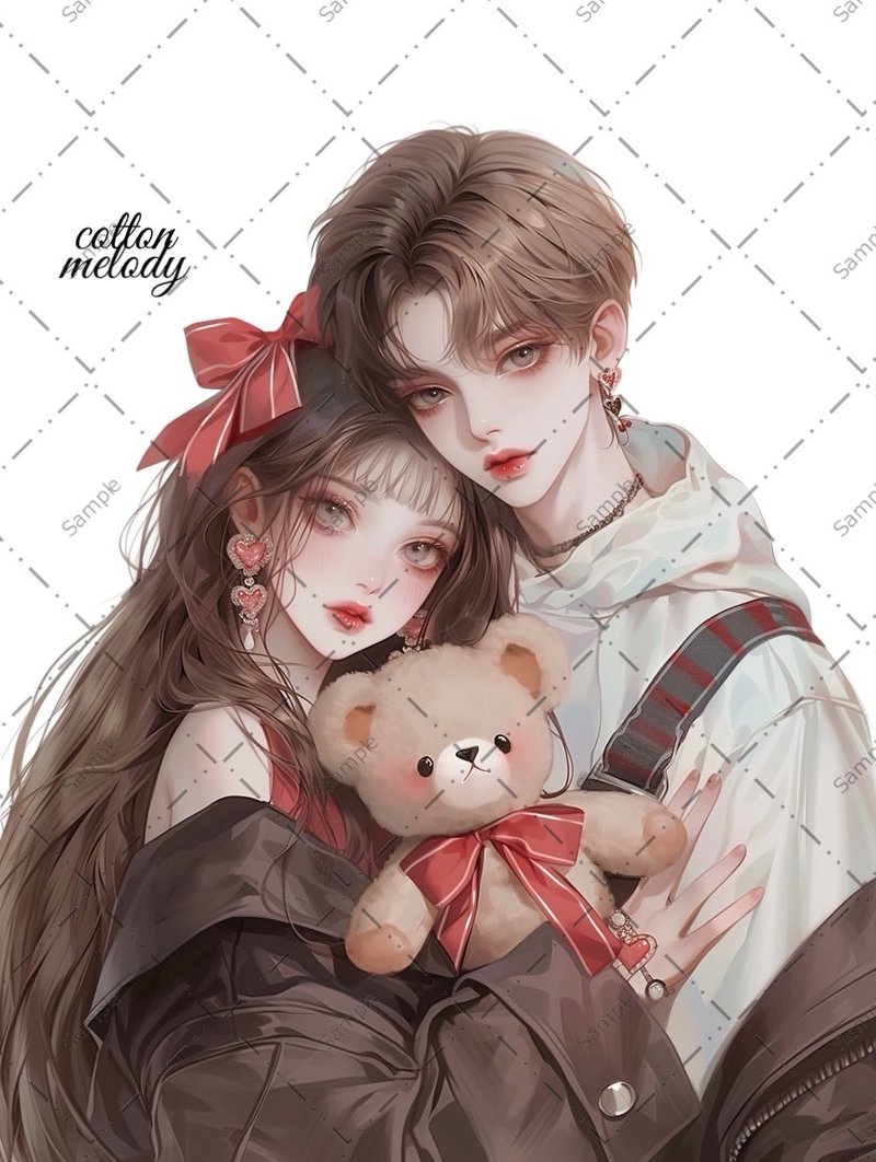 original sticker no.872 人物贴纸 原创贴纸 人物贴纸 女孩贴纸 原创人物贴纸 - 贴纸 - 纸 