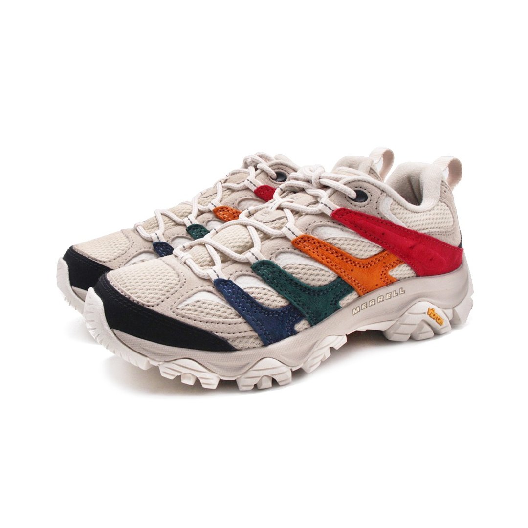 MERRELL(女)MOAB 3麂皮彩色条纹登山鞋 女鞋-米白 - 女款运动鞋/球鞋 - 其他材质 