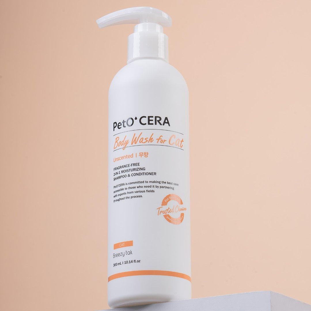 【猫用品】Breezytail 肌本护-猫用无香沐浴露 300ml - 清洁/美容 - 浓缩/萃取物 