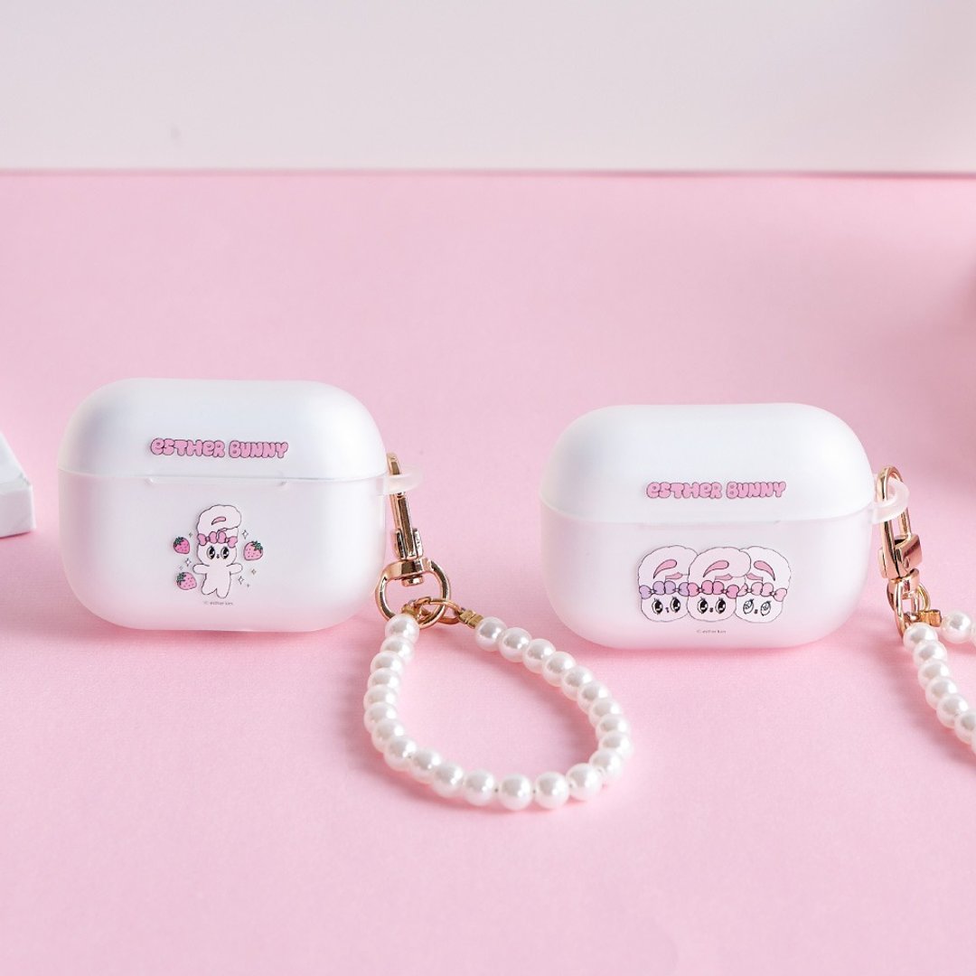 艾丝乐小兔兔兔脸靠脸迷雾系列 AirPods 保护套 - 耳机收纳 - 塑料 多色