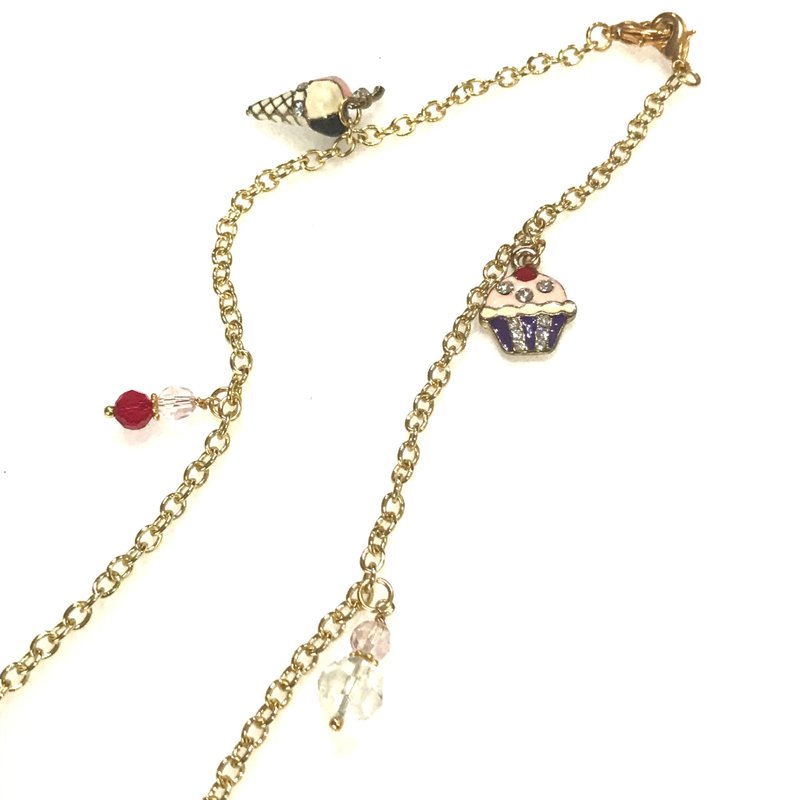 Ice cream mask holder - 挂绳/吊绳 - 贵金属 金色