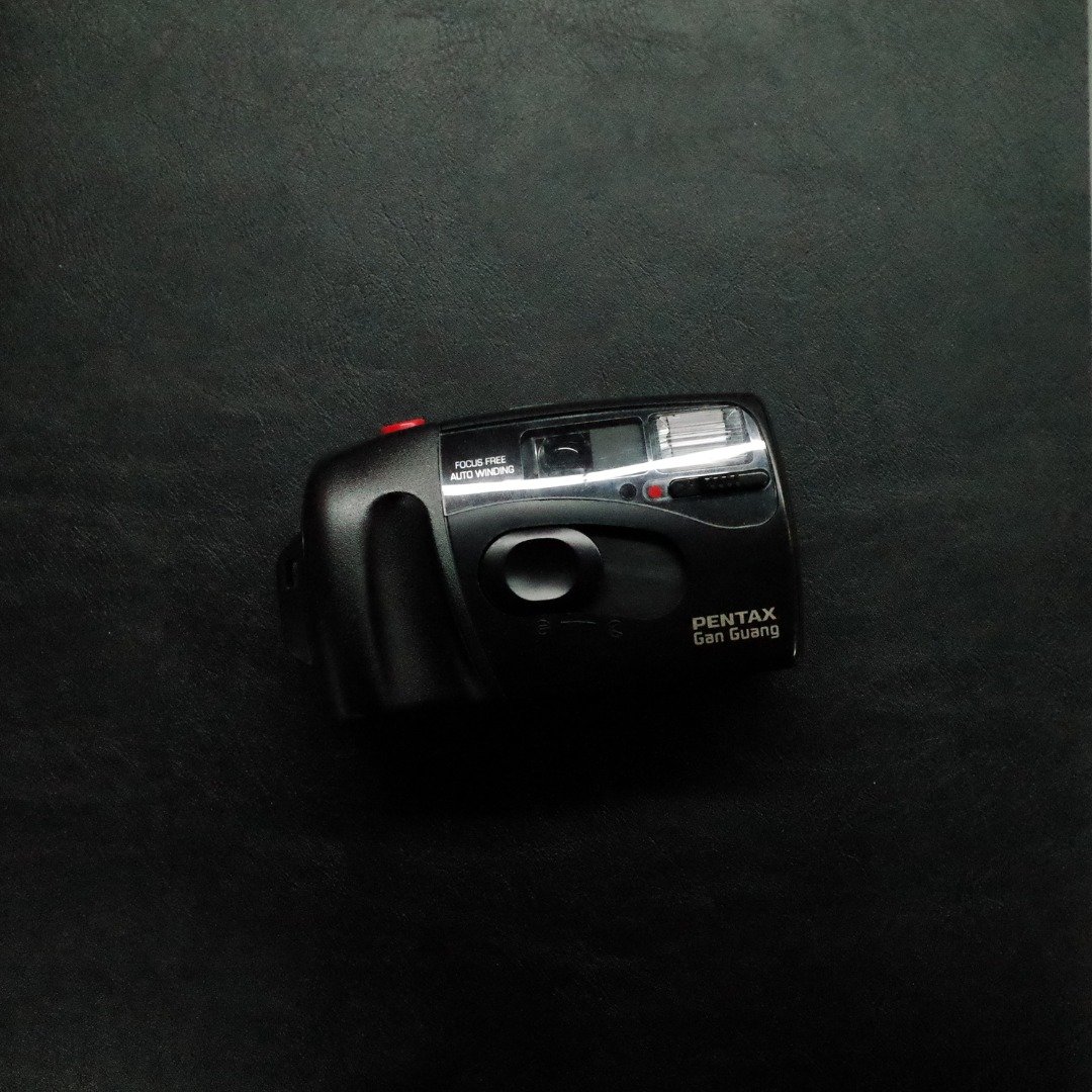 Pentax Gan Guang PG-202 135 35mm 傻瓜机 菲林相机 胶卷相机 - 相机 - 塑料 黑色