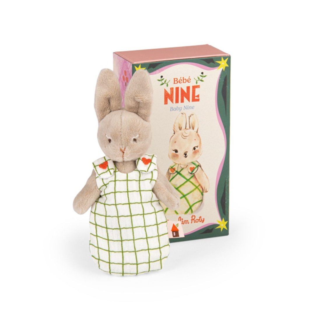 法国 Moulin Roty 米努奇卡斯系列Baby小白兔奈尔玩偶礼盒 - 玩具/玩偶 - 聚酯纤维 多色