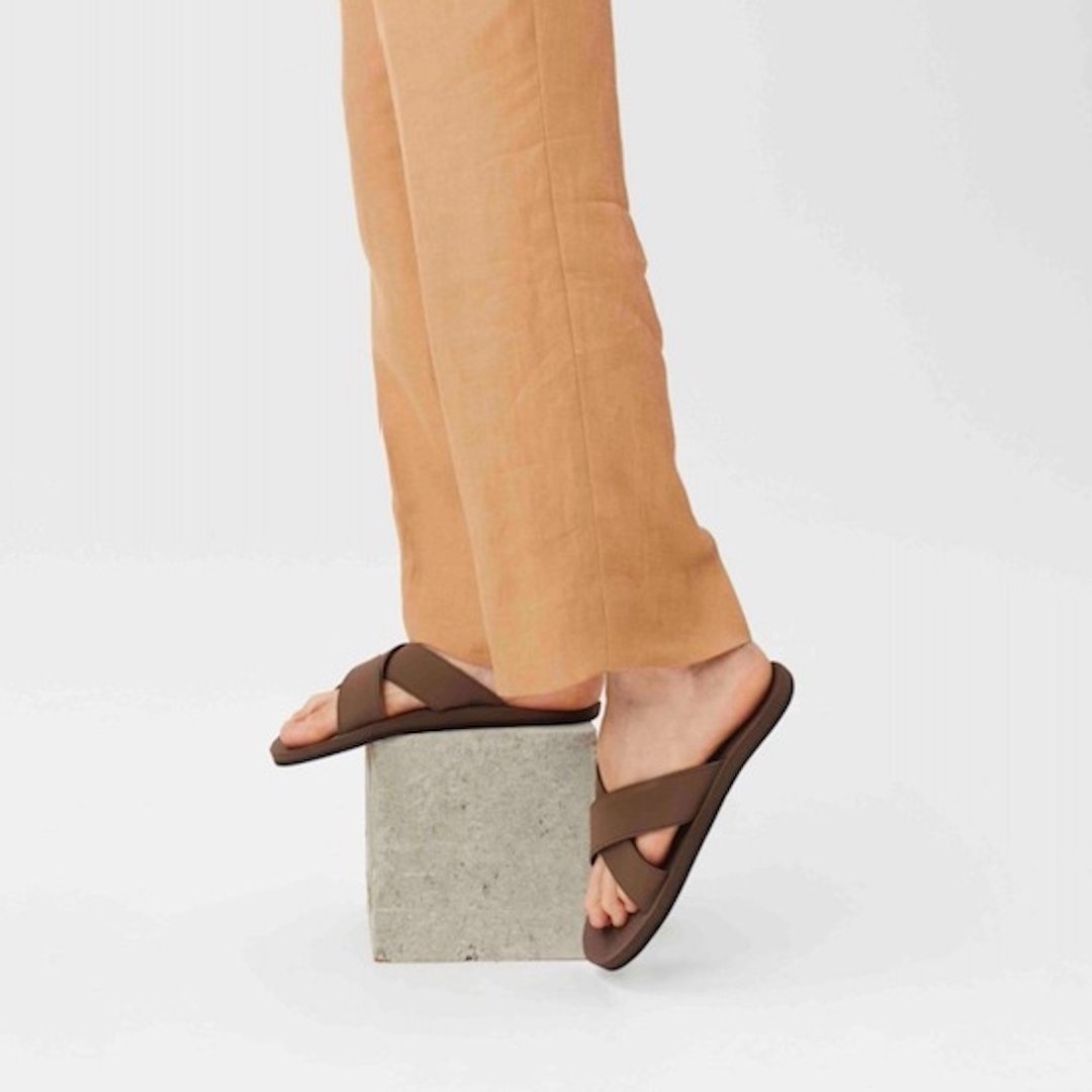 indosole CROSS 环保拖鞋 大地棕 男 - 拖鞋 - 环保材料 咖啡色