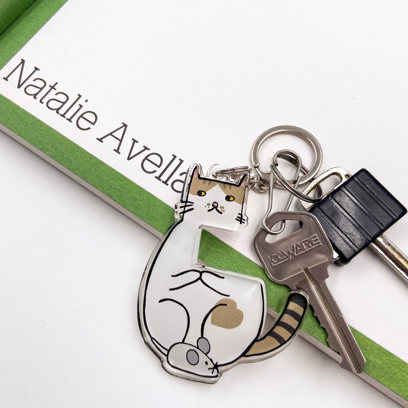 享日喵手机支架钥匙圈/ 实用好物 - 手机配件 - 压克力 透明