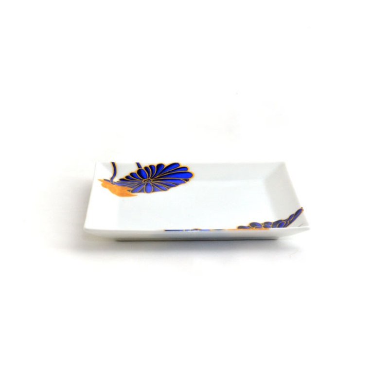 小号方盘 - Blue Fantasy - 盘子/餐盘/盘架 - 陶 蓝色