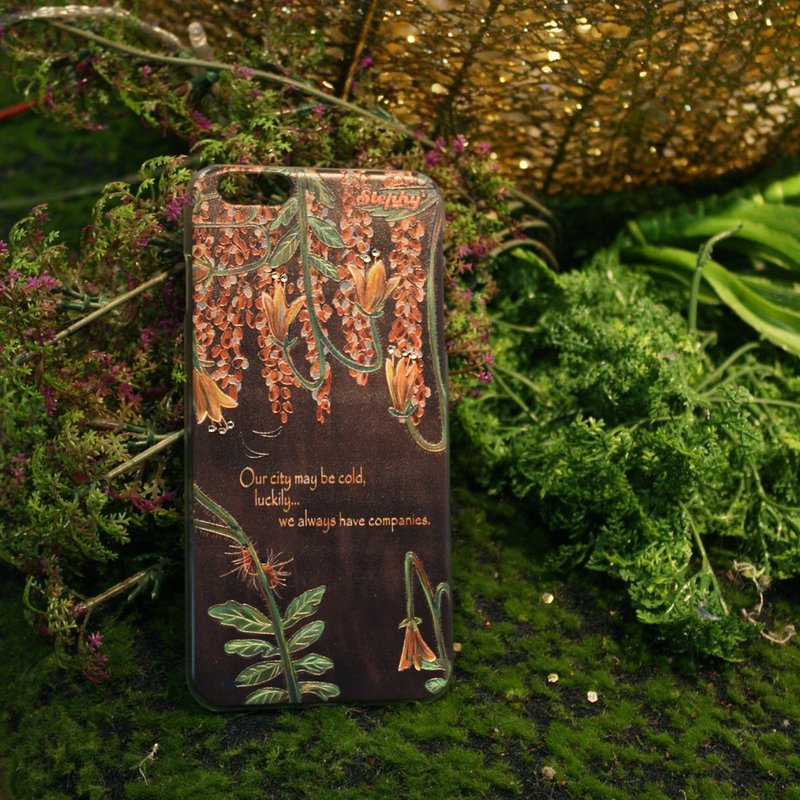 可定制化友谊之花水钻iphone 6/6plus浮雕手机壳手机套 圣诞节 - 手机壳/手机套 - 塑料 